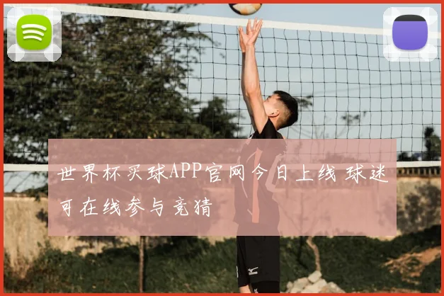 世界杯买球APP官网今日上线 球迷可在线参与竞猜